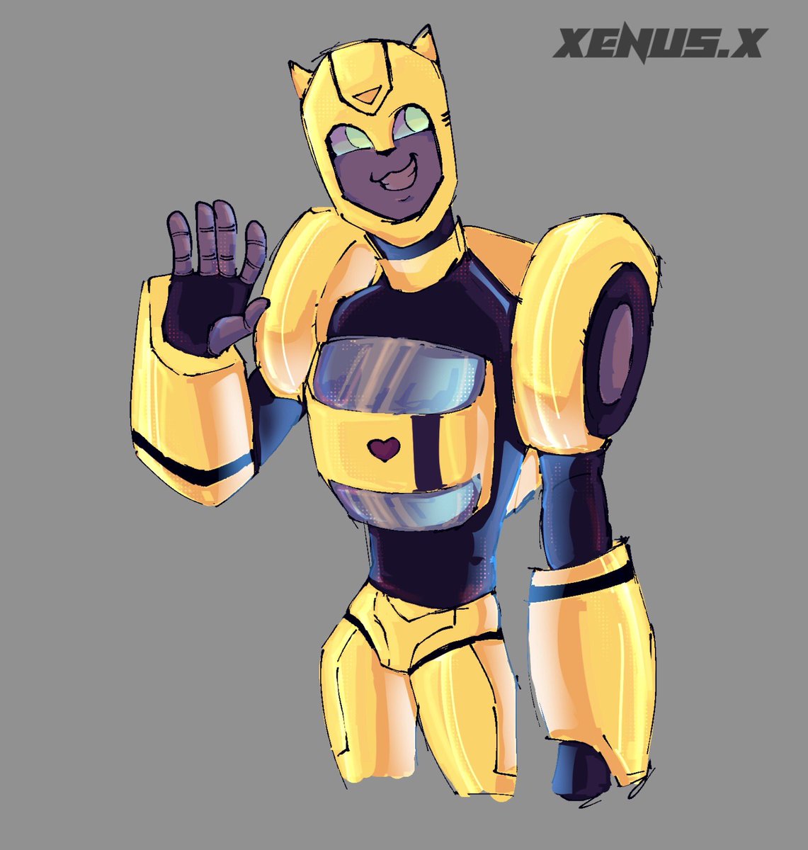 Im trying to figure out how to draw bumblebee

#Transformers #transformersanimated #bumblebee #bumblebeetfa #maccadams #Maccadam