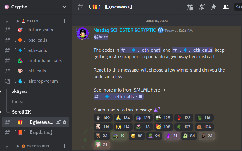 Cryptic Crypto tweet media