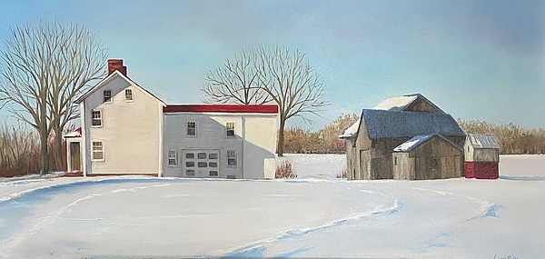LynnRicci's tweet photo. New artwork for sale! - "Cold Morning, Silent Snow 2" - https://t.co/IKj46ohGqj @fineartamerica https://t.co/nY0Tn79135