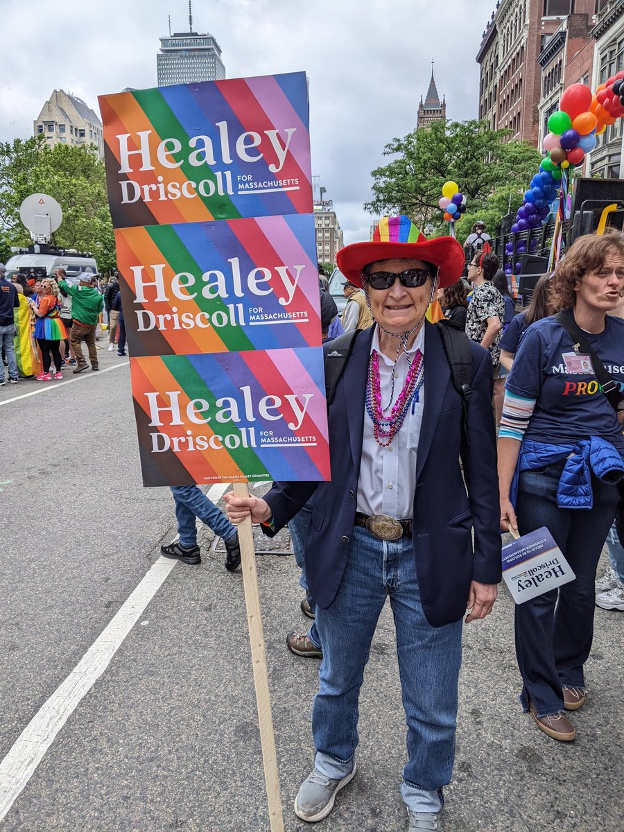 Honoring our awesome Governor &amp; Lt. Gov. Happy Pride to all. <a href="/MassGovernor/">Governor Maura Healey</a> <a href="/MassLtGov/">Lt. Governor Kim Driscoll</a> <a href="/MassDems/">Massachusetts Democratic Party</a> <a href="/Hoptowndems/">HopDems</a> <a href="/RepJackLewis/">Rep. Jack Patrick Lewis</a>