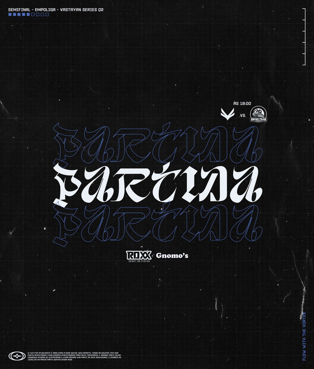 Estreiando ontem com 2 vitórias contra a @LogiK_eSports Trainee nas Quartas do 3° Qualify da @empoligaoficial Vastayan Series, hoje disputamos a MD3  contra a <a href="/smoketram/">Smoke Tram</a> pra ver quem vai pra final!

Flow with the Vortex!!
#GOVX✌️
