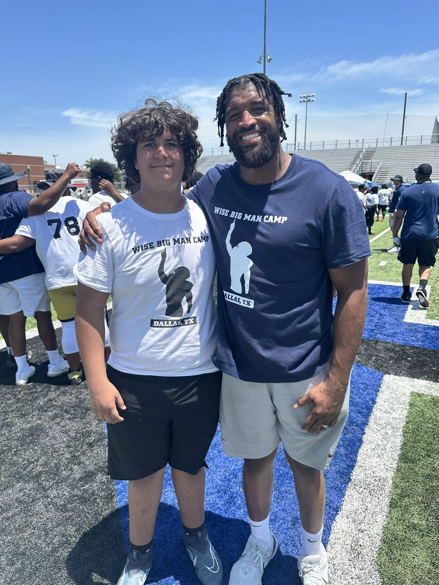 jacksonmorrow74's tweet photo. Great day at camp! Thank you Wise Family for all the Support.

The Brand! #BTB #RecruitTheA 🅰️🆙🦅
@RMartin51 @Coach_Gonzales @CoachEO2 @alleneaglesfb @coachjbroom @CoachRicken @CoachLWig @WiseBigManCamp @wisehog94 https://t.co/iULjJ1P6sz