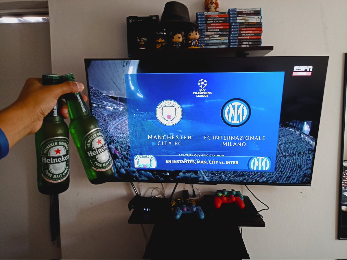 freddyvipe's tweet photo. #ChampionsLeagueFinal #ManchesterCityInter #HeinekenUCL ⚽🏆🍺 https://t.co/1ZaRLnM9gR