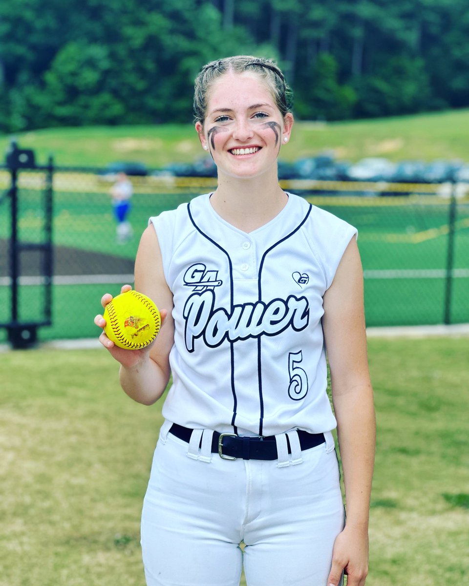 CATCH UP POST!  #5 Catherine Chandler went deep in the 4th inning, tying the game!  Last weekend during our Tournament of Champions!  Keep it up #5!