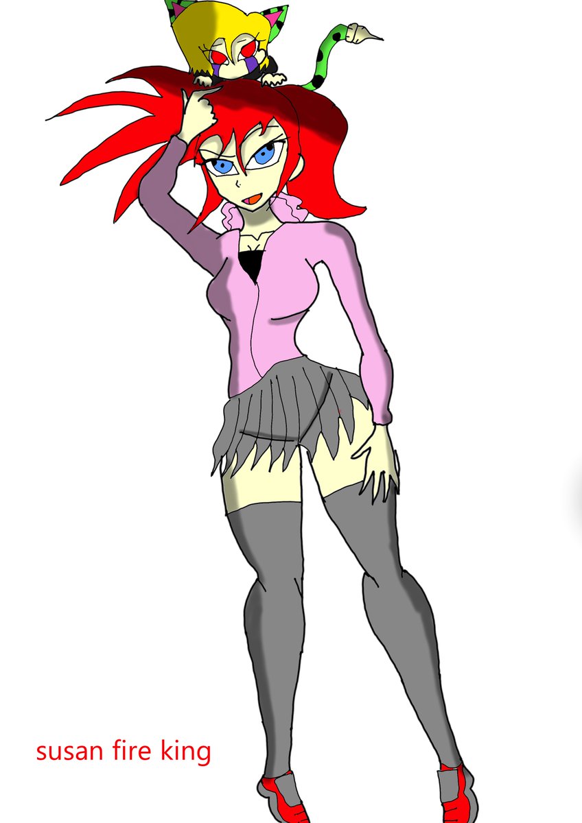 tatu63493006's tweet photo. esta es una oc mia su nombre es susan sebe tan linda con cell 18 que hermosas juntas no creen ?
#cellvore #absorbs #vore https://t.co/YfiXDk5saP
