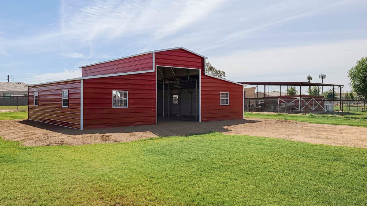 In need of an agricultural building? 🚜 We can do that too!

Get started creating your custom metal building HERE: zurl.co/dmr0 

#EvergreenCarports #Carport #MetalBuildings #RVCover #MadeInWashington