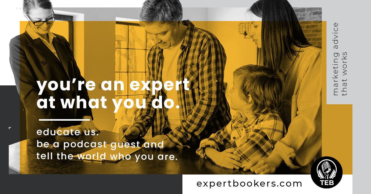 podcast_guests's tweet photo. Do you want to grow your business and benefit others by sharing your experience? Let the team at The Expert Bookers show you how. https://t.co/eDTJZ8poiZ
#smallbusiness #podcastingforbusiness #podcasting #marketingforsuccess #successfulbusinesses #podcastinterview #podcastlife https://t.co/gobTeOTITT