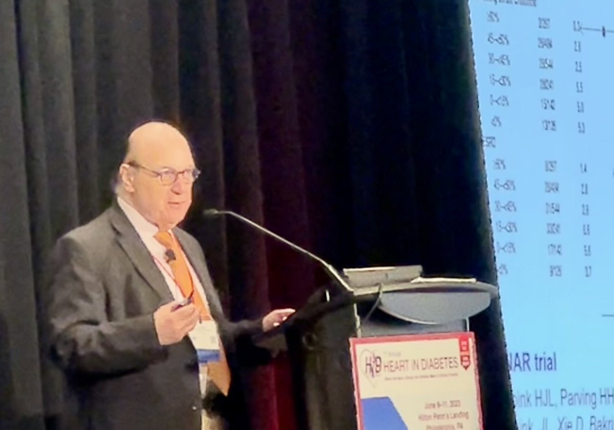 As a leader in the nephrology space over the decades, Dr. @GBakris is recognized as the 2023 Luminary in Cardiometabolic Medicine Award Recipient & delivered his outstanding lecture “Evolution of Renoprotective Therapy in Diabetes Translated into Cardioprotection.” #HiD2023