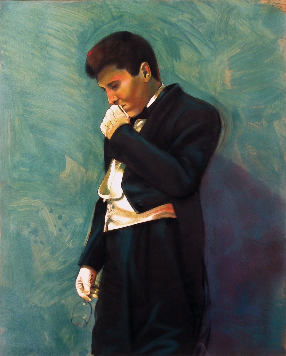 jowrotethis's tweet photo. 2) if you Google image search “butlers in love” you will get a spread of the ANGSTIEST paintings you have ever seen and I kind of want one. https://t.co/BZ6SzKIDoT