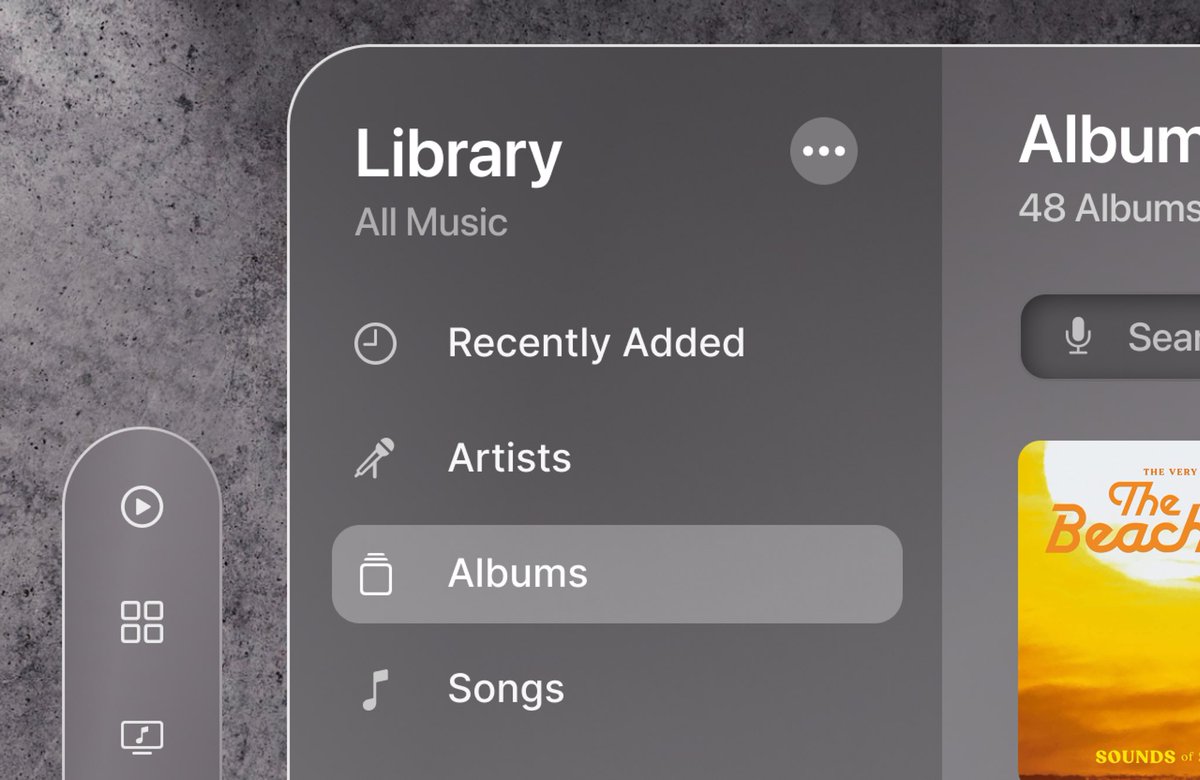 EshwarVen's tweet photo. Finally got to work on a cool personal project. Bringing Viverflow back to Apple Music on Vision Pro to enable a more immersive music experience. Exciting possibilities!! Would love to hear your thoughts. 
#visionpro #visionos #apple #applemusic #Apple #SpatialComputing https://t.co/eFDkqwaUdD