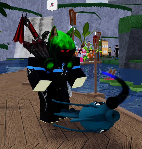 v6qlz's tweet photo. While becoming a Goppie, I got lucky and got the Blue Rainbow Gamma Goppie! We in FISH CITY today B))
(I know it's nothing big but I just really like blue things)
#LoomianLegacy https://t.co/5LtkRp5pd9