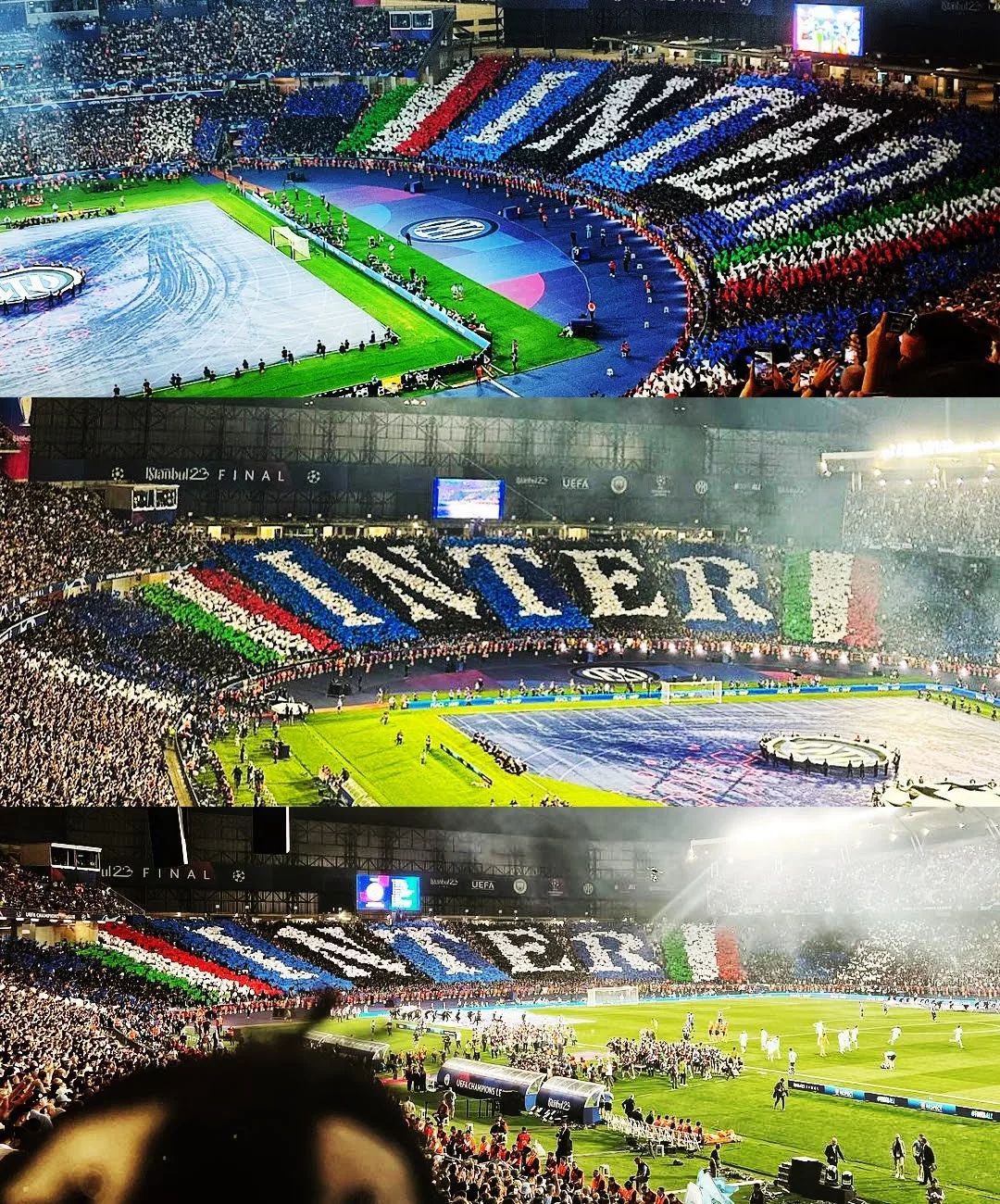 𝐂𝐚𝐬𝐮𝐚𝐥 𝐔𝐥𝐭𝐫𝐚 𝐎𝐟𝐟𝐢𝐜𝐢𝐚𝐥 on X: Curva Nord Inter tifo at CL  final against Man City in Istanbul tonight!  / X