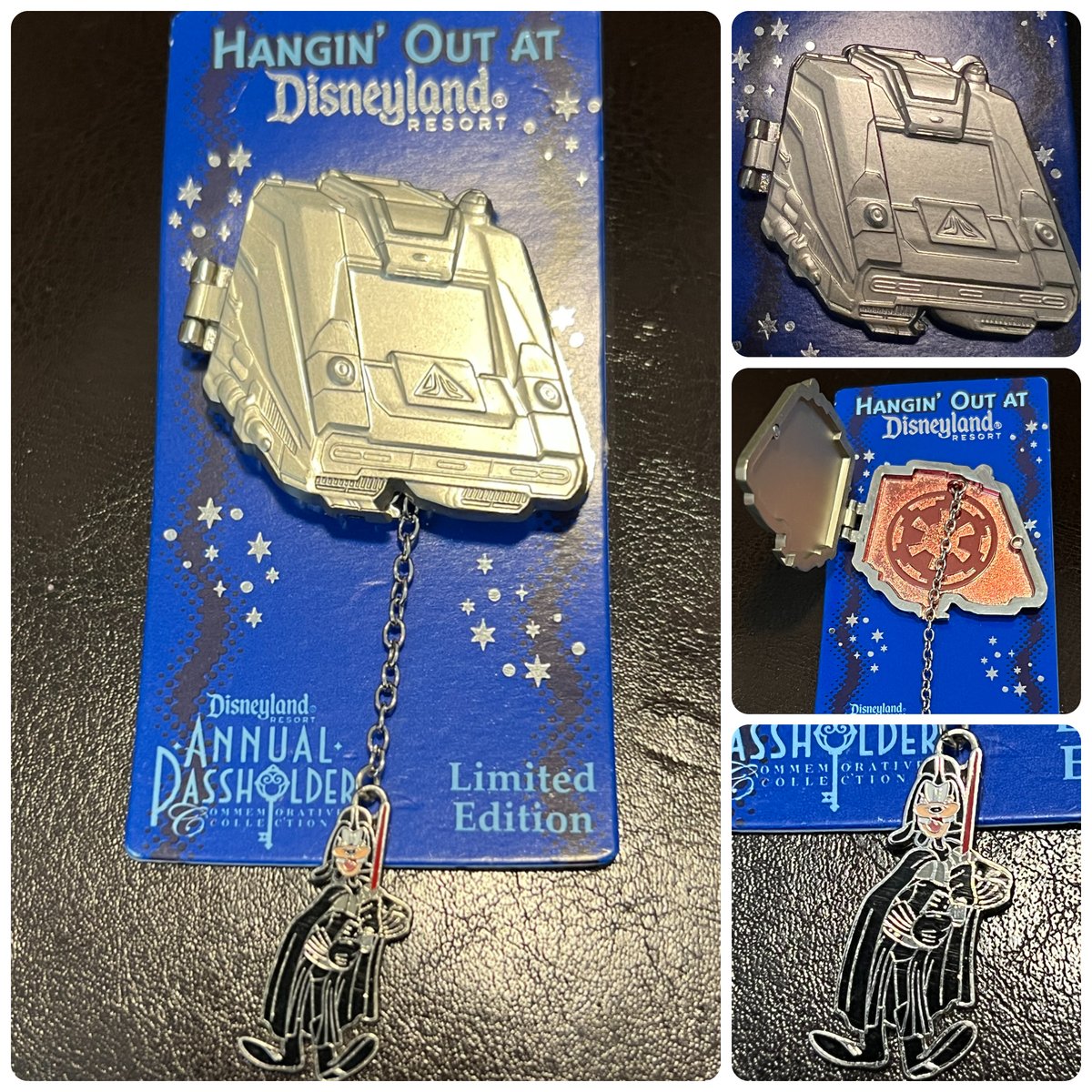 Disney Pin #STARWARS #STARTOURS DLR PASSHOLDER LE 3000 #GoofyVader Dangle Hinged 2014 #LEdisneypin #disneypin #passholderexclusive #DLR #disneyland #ebayfinds #disneypintrading #goofy #darthvader #collectibles  ebay.com/itm/2662052058… #eBay via @eBay