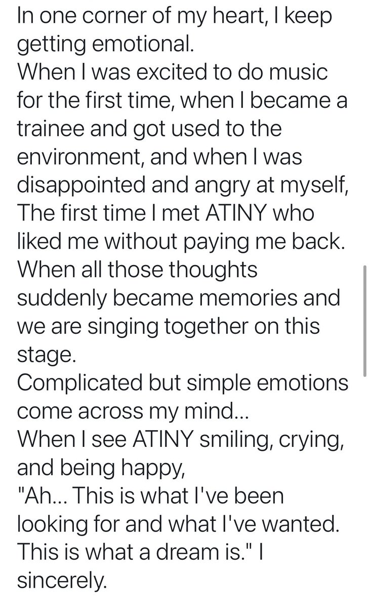 80Z___'s tweet photo. Mingi ㅜㅜㅜㅜ I'm so proud of him.. he works so hard for atz & atiny.. he's SO genuine, talented & deserves everything good in this world. He overcame & grew so much I just want him to be happy and feel loved always ㅠㅠㅠㅠ
I think abt this letter he wrote in 2019 a lot https://t.co/Qbtewaugm4