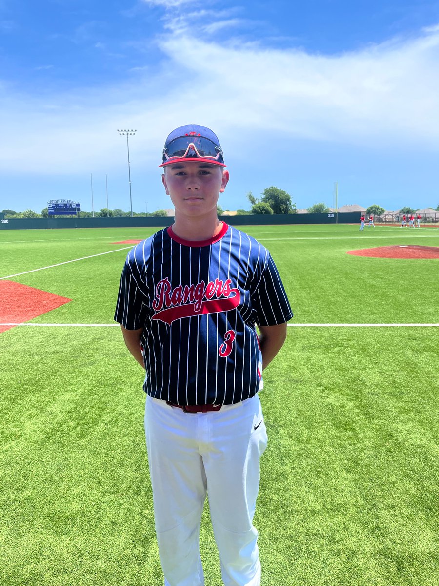 FiveToolTexas's tweet photo. F: TBA Rangers 12, @TeamProSource 15U longsworth,0
POG: Masen Patton 4-4 2RBI
Pitcher: Kaden Neil 4.2IP, 1H, 7K, 7BB https://t.co/09oLfmIaaO