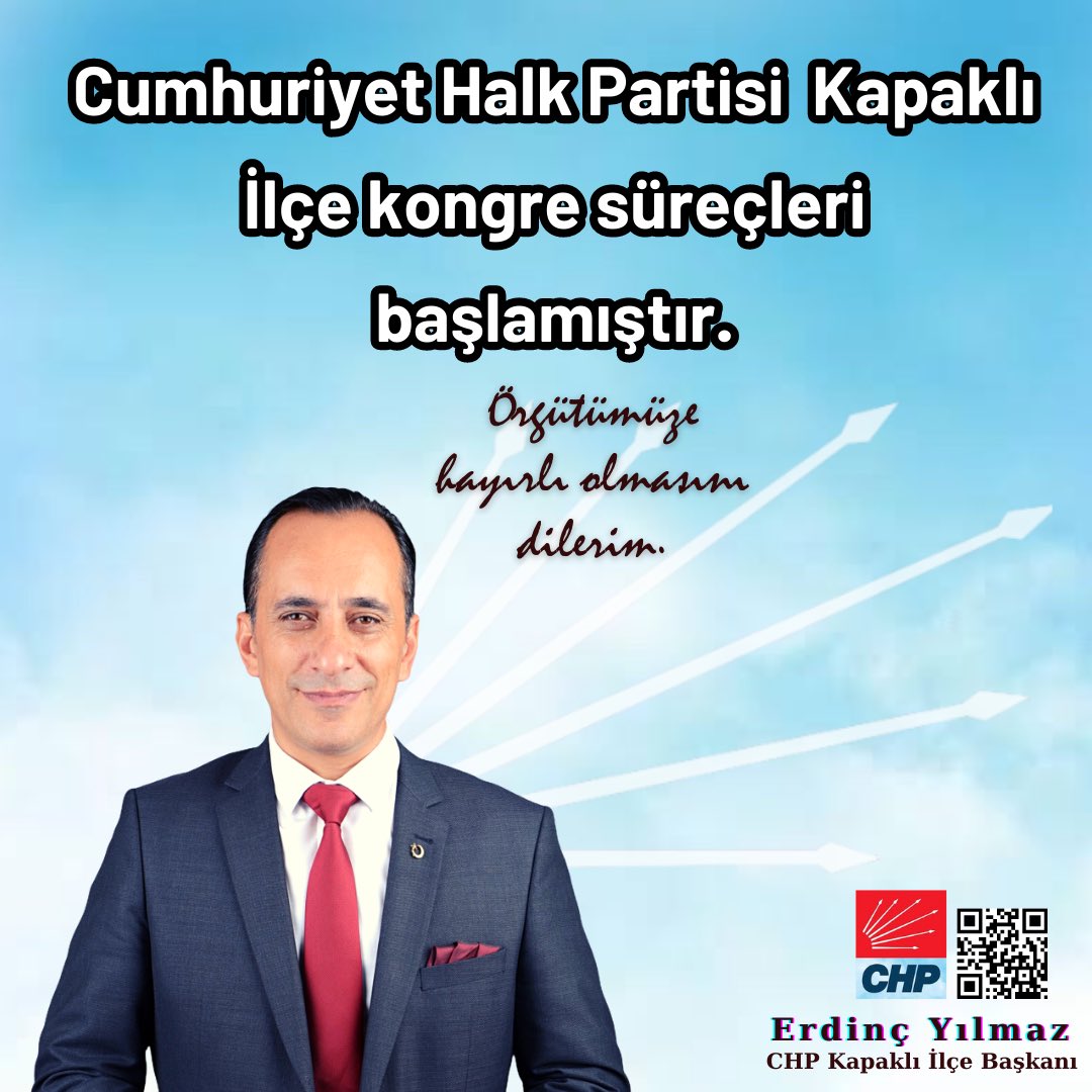 İlçe kongre süreci başlamış olup Ülkemize ve örgütümüze hayırlı olmasını dilerim..
#chp #chpkapaklı