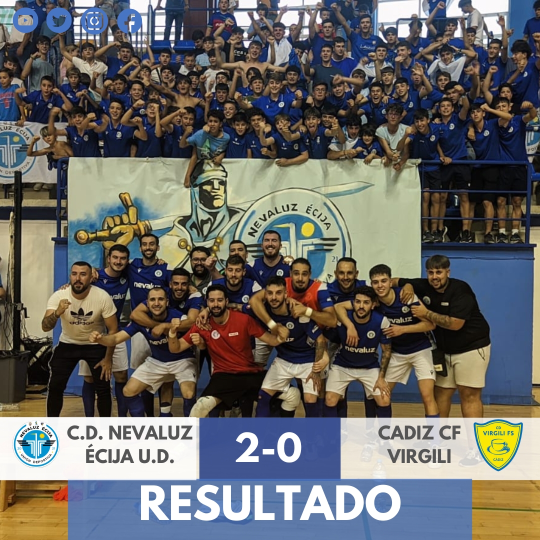nevaluzecijaud's tweet photo. RESULTADO ⚽️| Que gran partido hemos vivido hoy en el polideportivo. La unión de equipo y afición ha hecho que desde el minuto 1 el partido fuese nuestro. Los goles de Keren y Flores nos hacen soñar para el partido de vuelta. 💙🤍💪🏼🦀 #nevaluzécijaud https://t.co/sNzsm5nXWa