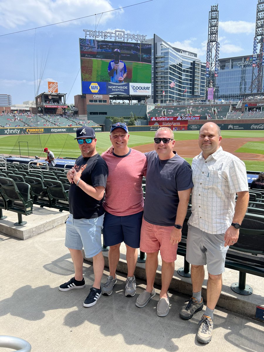 Thanks <a href="/Braves/">Atlanta Braves</a> for hosting us on year 20 of our 30 parks in 30 years. <a href="/Buster_ESPN/">Buster Olney</a> <a href="/espn/">ESPN</a> <a href="/bobfescoe/">Bob Fescoe</a>