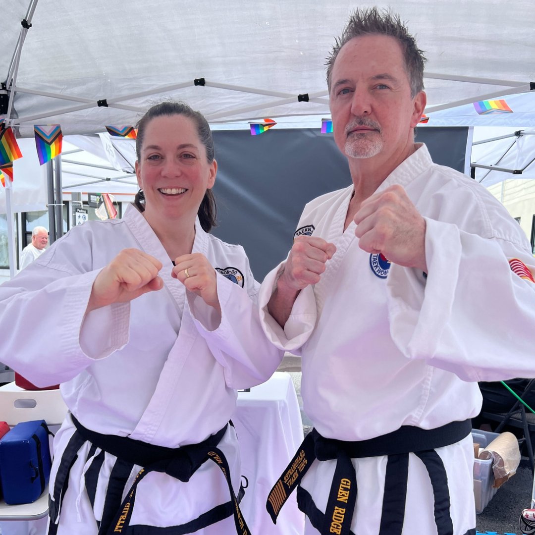 GlenridgeTKD's tweet photo. Join us at the #OutMontclair pride festival in downtown Montclair! ππ₯ Visit our booth on Midland and Bloomfield Ave. to see our inclusive taekwondo community in action, supporting LGBTQ+ friends. π³οΈβππ³οΈββ§οΈ #GlenRidgeTaekwondo #MontclairPride #Inclusivity #LoveIsLove #Diversity https://t.co/9EFgWuessr