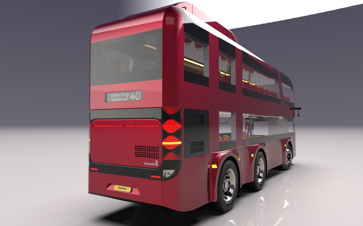 MValizadeh1996's tweet image. One of my recent projects was about the design double decker Tri-axle urban transit bus specially designed for the #UK.
The name of this bus is “#Megalopolis” which works with hydrogen fuel. On-road A380 plane ^_^
•••
#mbdr #NFTs #valizadeh #London