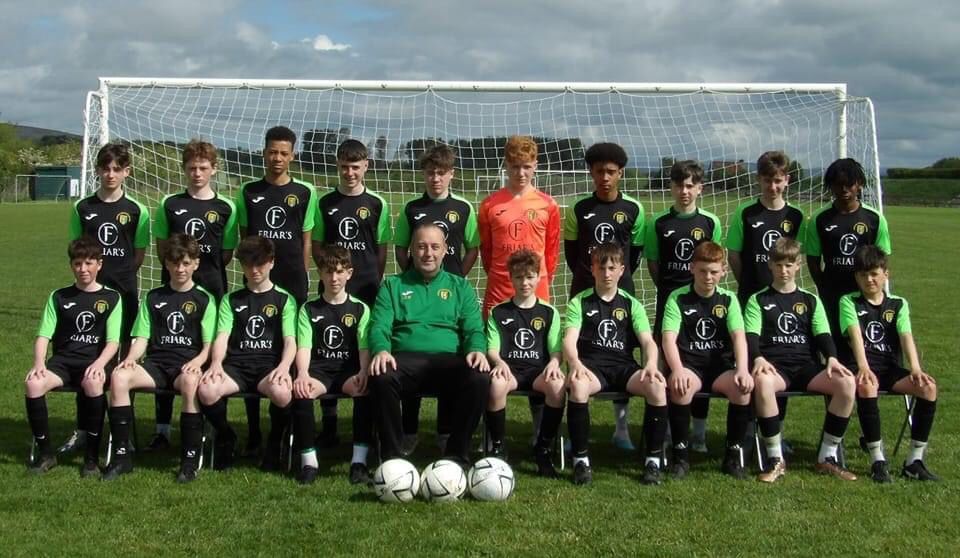 StCatherinesFC's tweet photo. Their first game is against Dundalk on Monday evening with a 6pm kick off and on Tuesday they play Drogheda again with a 6pm kick off.

Everyone at St Catherines F.C sends you all the very best of luck 🟢⚪️⚽️ https://t.co/z9u4hYoTB3