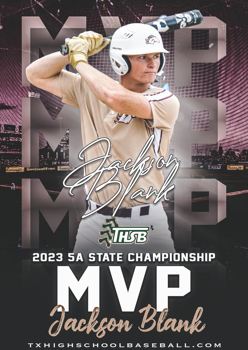 5ATxHSBaseball's tweet photo. Jackson Blank is the MVP!

2-3, 2 RBI @JacksonBlank5 https://t.co/4kJx6qycrS