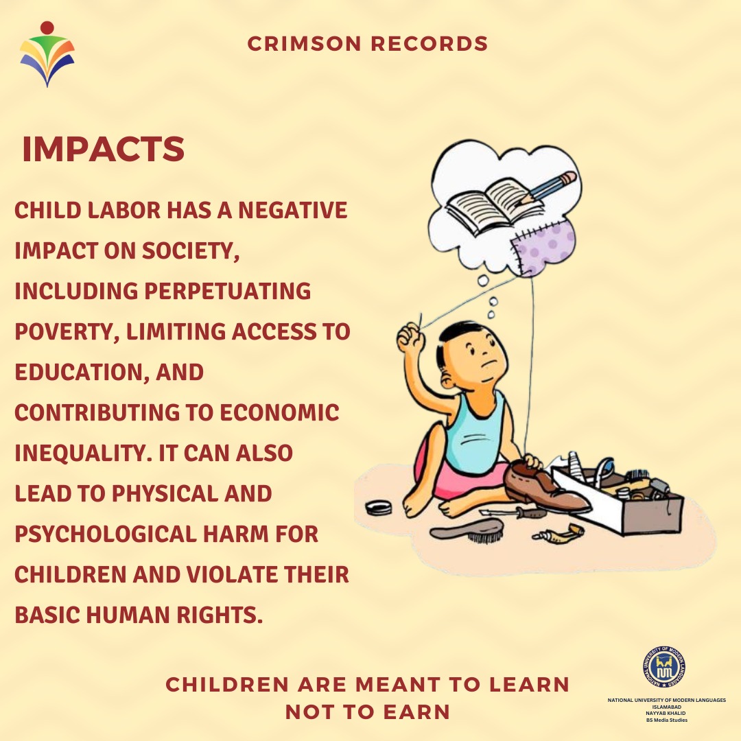 crimsonRec2023's tweet photo. An Social Awareness Campaign'
#ChildLabor @crimsonrecords_
@ilo_org 
@ConnectSDGs
@sustdevprog https://t.co/JwA3B2VnKE