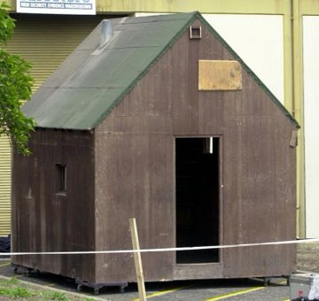 JFrankensteiner's tweet image. John Waters made birdhouses modeled after the Unabomber's cabin, his mind is simply on another level