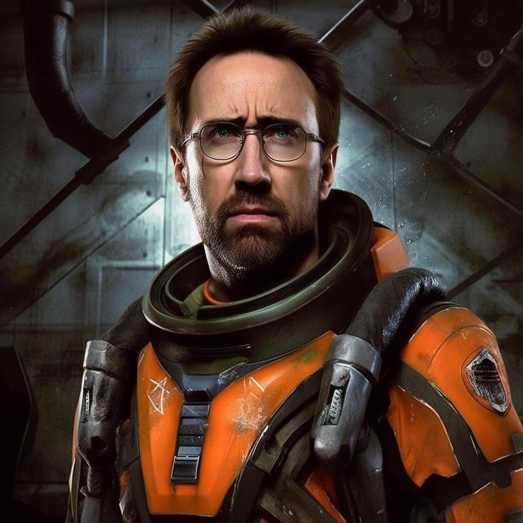 Nicolas Cage has been selfish staying away from video games for so long. He could have played Gordon Freeman! I bet we'd have Half-Life 3 by now.