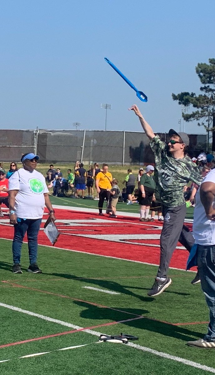 Logan! 5th place in the javelin.