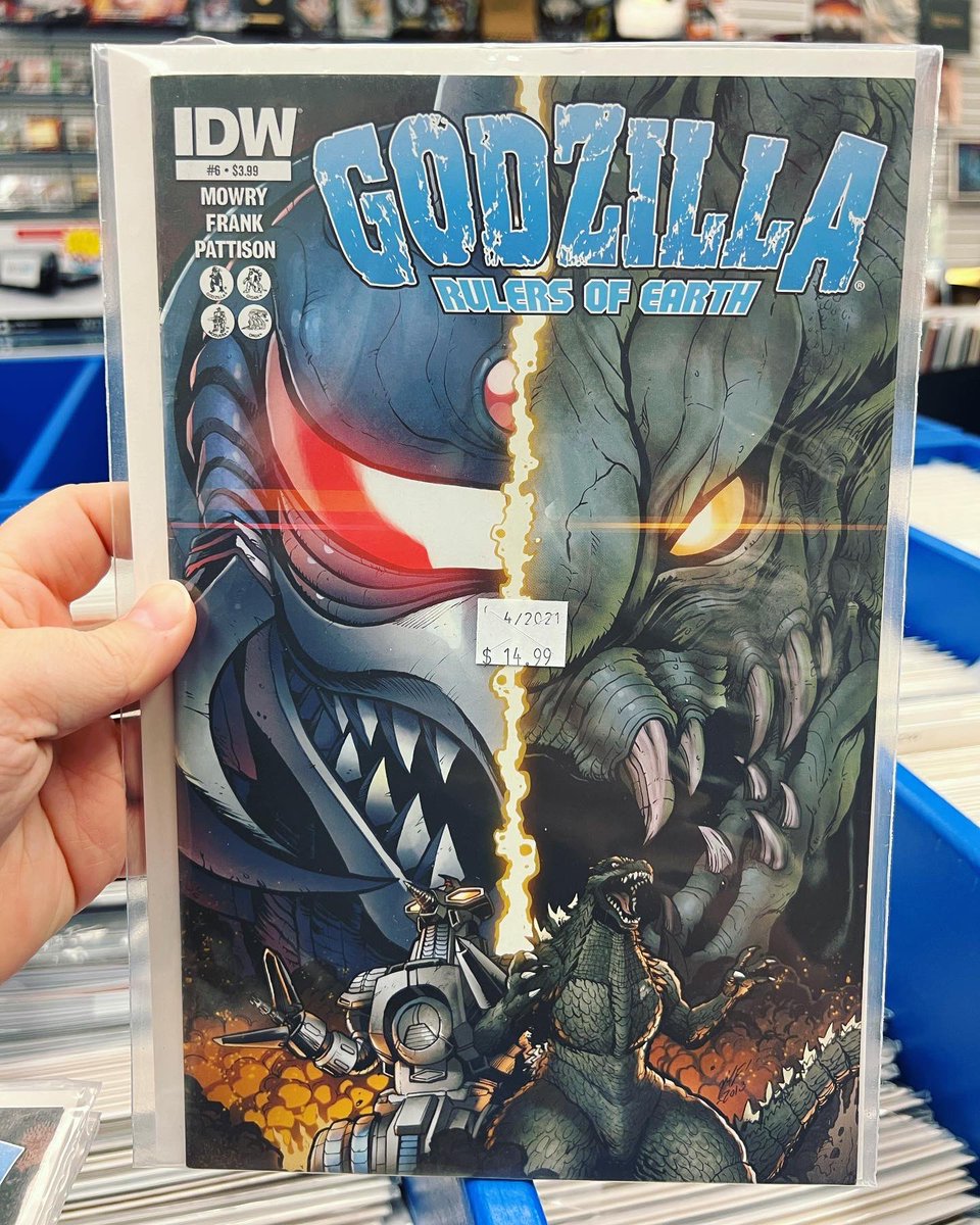 Who else loves Godzilla? Here are some of the comics we have in stock! #godzilla #godzillarulersofearth #godzillacomics #comics #comicbooks #comicbook #idw #videogames #gamestore #retroreplaybelair #shoplocal #maryland #comicbookstore #monsters