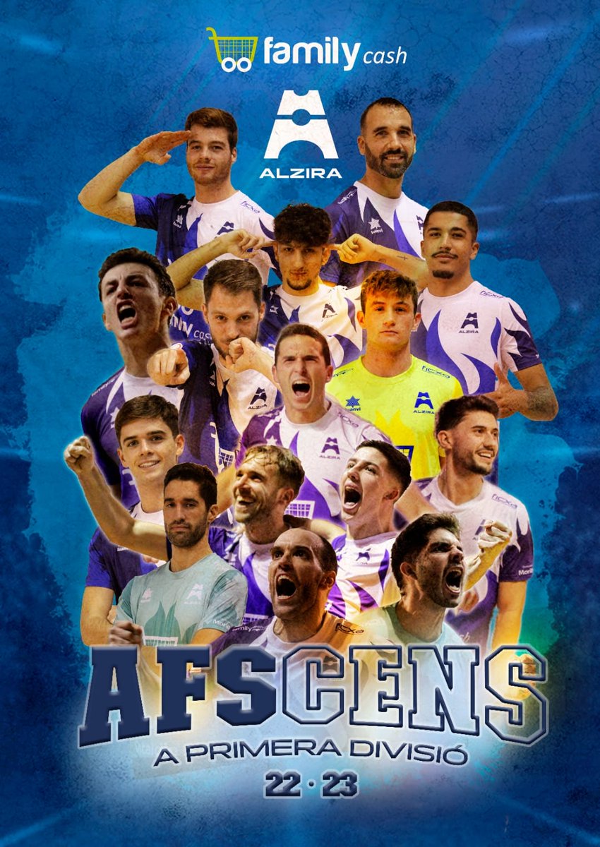 𝗔𝗙𝗦CENS a Primera Divisió! 💙

#CrememElPalau 🔥