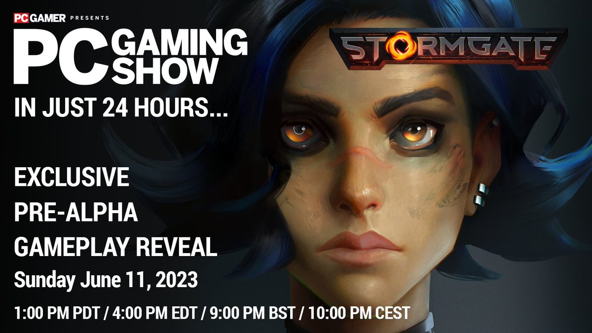 Just one day to go . . . 

#PCGamingShow #Stormgate