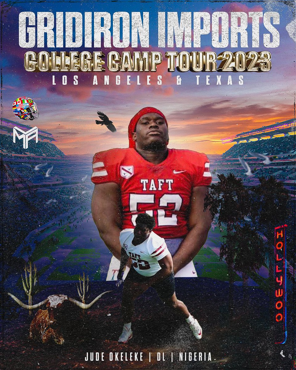 The New Nigerian Nightmare, Class of 26 Defensive Tackle @JudeOkeleke1 made an impact on our College Camp Tour, adding 4 D1 offers.
@TaftFootballCT