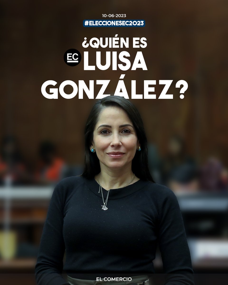 #EleccionesEC2023 | El movimiento Revolución Ciudadana anunció su binomio presidencial. ¿Quién es Luisa González? » bit.ly/43Q5yl8