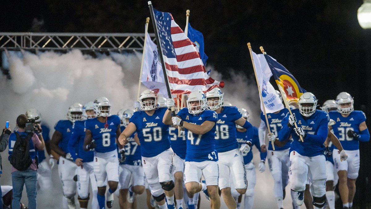 CarterBraugh's tweet photo. #AGTG After a great camp and an awesome talk with @TulsaCoachKDub I am extremely blessed to receive my first D1 offer from the University of Tulsa @Coach_G_Frey @AthleticsHP @FlxAtx @TulsaFootball https://t.co/SNU57T2wAS