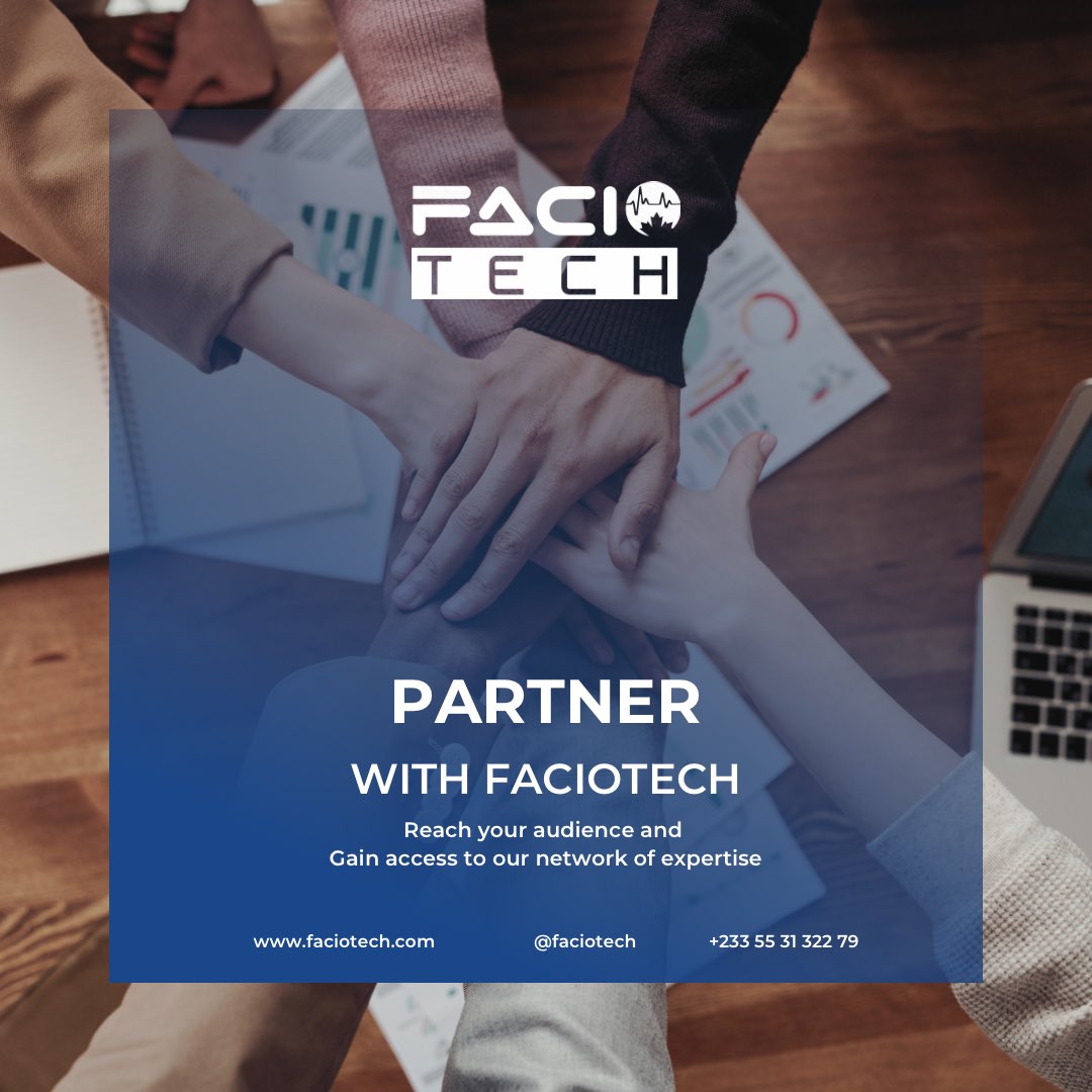 faciotechgh's tweet photo. Unlock your potential with us! Reach your audience like never before and gain access to our network of expertise. Let's grow together. https://t.co/fRzsfxYIrl