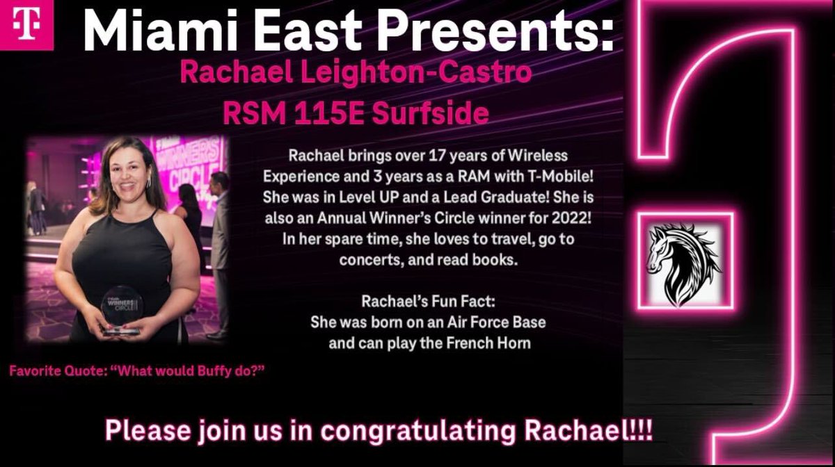 I’m going to miss this Red Road team SO MUCH! 💕💕💕 
But, I’m also super excited for this next step in my journey to RSM of Surfside!  #lovewhereyouwork #magentalife #tmobile