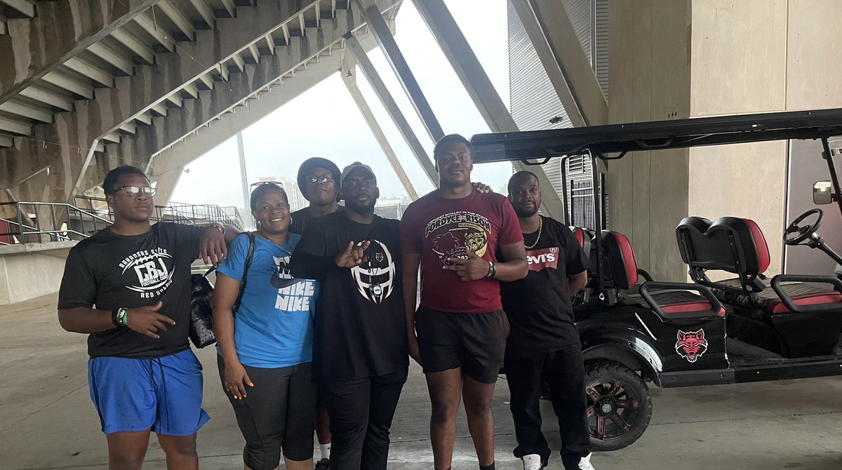 Carmilo Allen βοΈ (@carmiloallen) on Twitter photo #AGTG After a great day at Arkansas State camp Iβm Blessed to receive a offer from <a href="/AStateFB/">Arkansas State Football</a> <a href="/CoachButchJones/">Butch Jones</a> <a href="/CoachZacSias/">Zac Sias</a> <a href="/CoachReynolds81/">Vince Reynolds</a> <a href="/RobertMcGheeJr1/">Coach Bobby McGhee</a> <a href="/timothywrodger1/">Coach Rodgers</a> <a href="/tommytidwell50/">Coach Tidwell</a> <a href="/CoachMusgrove/">Coach Musgrove</a> <a href="/Socia242/">Coach Socia</a> <a href="/ArRecruitingGuy/">Richard Davenport</a> <a href="/PrepRedzoneAR/">Prep Redzone Arkansas</a> #AGTG After a great day at Arkansas State camp Iβm Blessed to receive a offer from <a href="/AStateFB/">Arkansas State Football</a> <a href="/CoachButchJones/">Butch Jones</a> <a href="/CoachZacSias/">Zac Sias</a> <a href="/CoachReynolds81/">Vince Reynolds</a> <a href="/RobertMcGheeJr1/">Coach Bobby McGhee</a> <a href="/timothywrodger1/">Coach Rodgers</a> <a href="/tommytidwell50/">Coach Tidwell</a> <a href="/CoachMusgrove/">Coach Musgrove</a> <a href="/Socia242/">Coach Socia</a> <a href="/ArRecruitingGuy/">Richard Davenport</a> <a href="/PrepRedzoneAR/">Prep Redzone Arkansas</a>