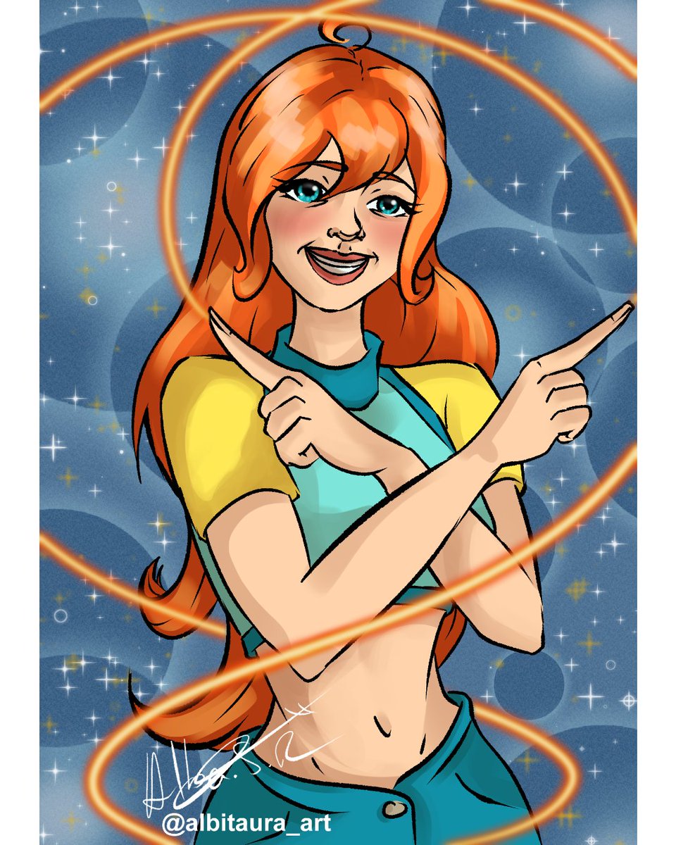 albitaura_art's tweet photo. ¡MAGIC WINX! 🧚🏻
Empiezo mi primera colección con Winx Club. Primera ilustración: #bloom, hada del fuego del dragón. ❤️🔥
¿Qué os parece? Os leo.
🌺
•
#winx #winxclub #stella #flora #musa #tecna #layla #aisha #dragonflame #fairy #fanart #illustration #digitalart
#albitaura 100% https://t.co/K9NhxWooNZ