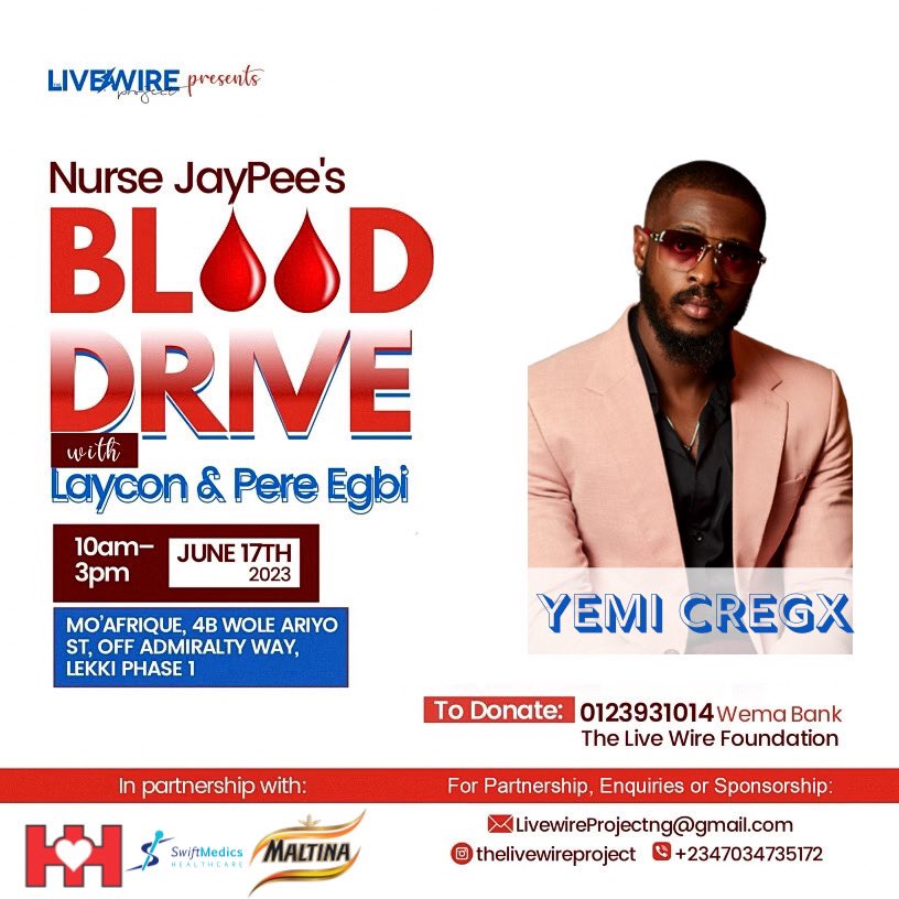 jaypeestans's tweet photo. All your faves will be live @thejaypee_ βs #jaypeeblooddrive! Donβt miss it! https://t.co/hSrfRD1ufA