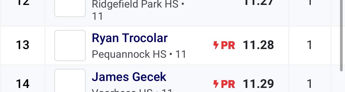 🚨Ryan Trocolar breaks the 100m school record with a time of 11.28!!!🚨The school record was last set in 2018 with a time of 11.32. This will be the 3rd school record Ryan has set this year. Way to go Ryan! <a href="/CoachMoschella/">Mike Moschella</a> <a href="/pthsnation/">Pequannock Township High School</a> <a href="/AthleticsPTHS/">PTHS Athletics</a> #peqpanthepride