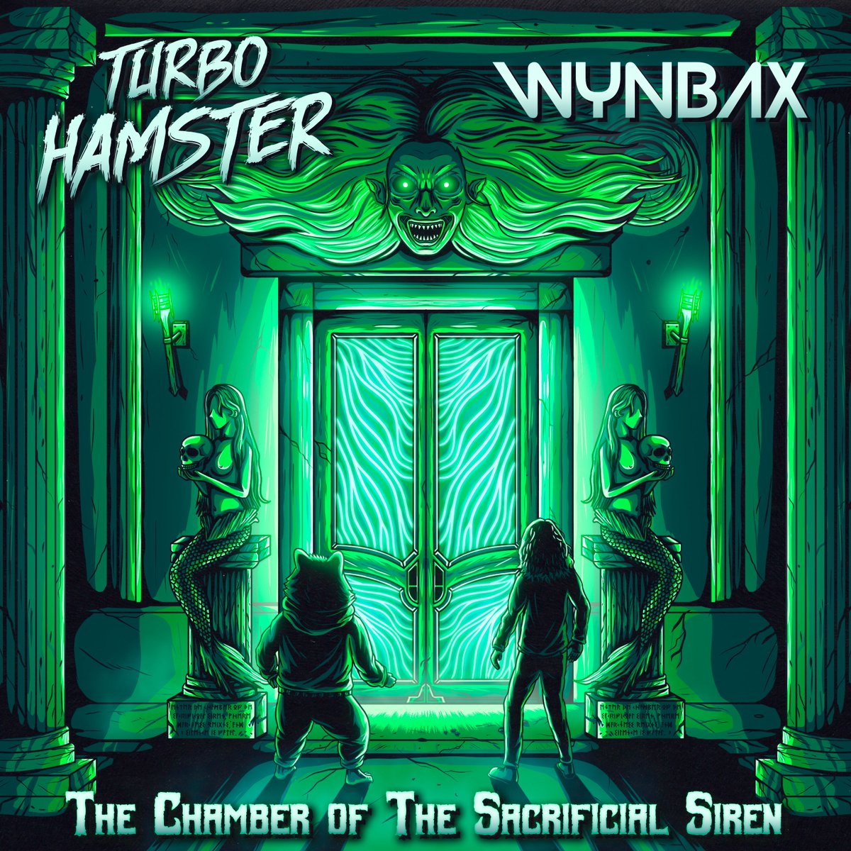 PRE-SAVE LINK IN BIO! ☠️🧜🏻
The new single in collaboration with <a href="/wynbax/">Wynbax</a> "The Chamber of The Sacrificial Siren" comes out on June 30th on platforms, but you can listen to it a week in advance (on the 23rd) on Bandcamp, pre-orders are available.
What do you think of the cover?