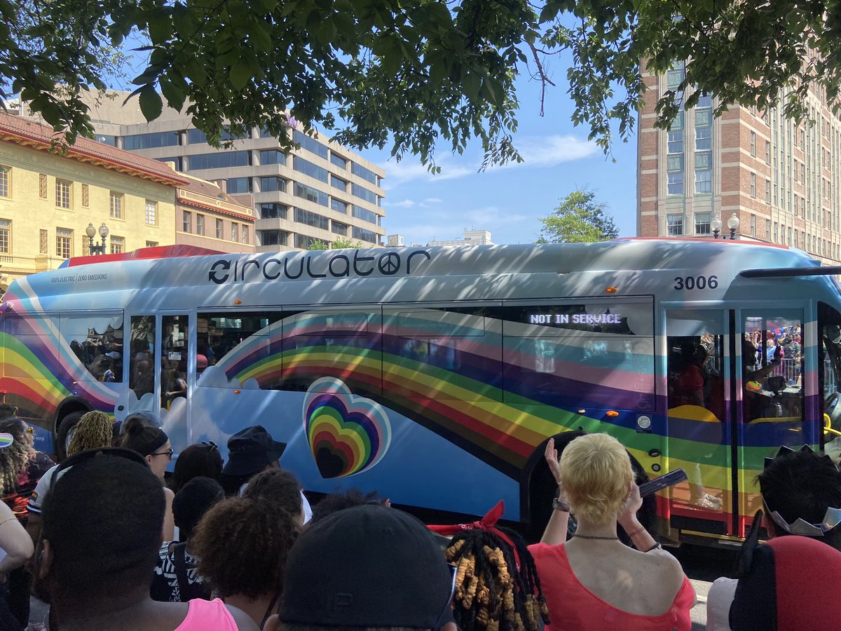 The gays do love good quality transit @DCCirculator @CapitalPrideDC #DCPride