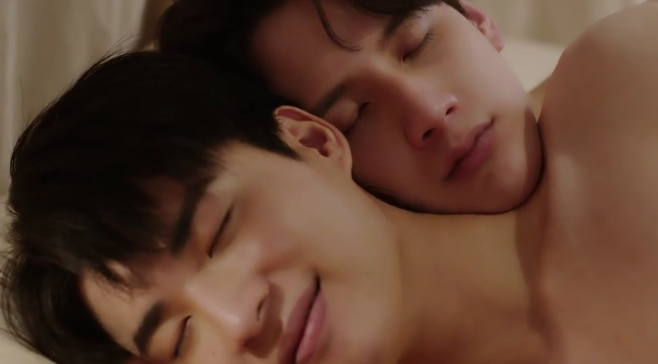 ellos se fueron a dormir bien sonrientes después de ayudarse con el problemita   #LaPluieEP7  #peetitle #phatsaengtai #titletanatorn #peepeerawich #ลาปุยเดอะซีรีส์ #lapluietheseries