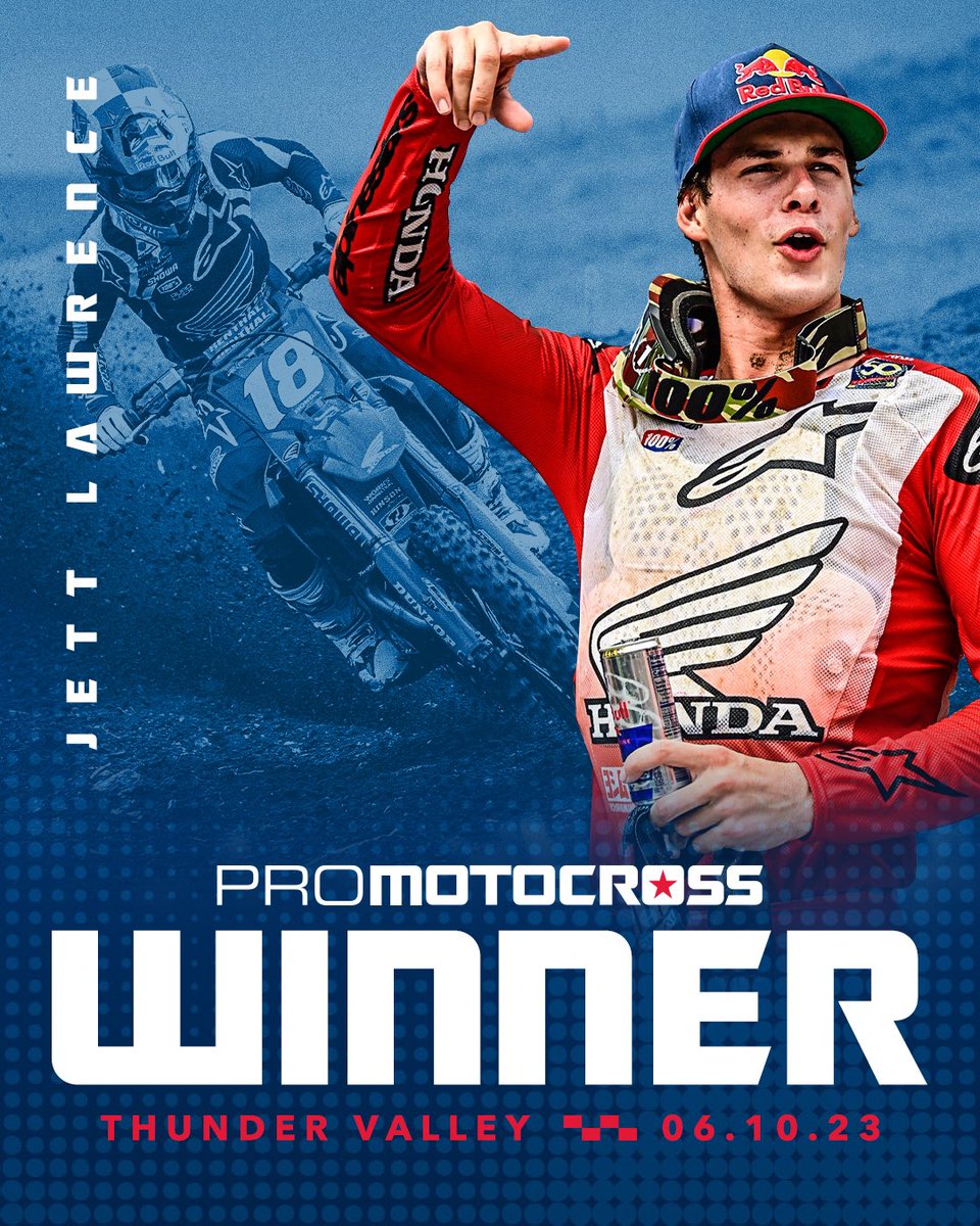 .@Jettson18_ with a clean 🧹 as he makes it 6-6 this summer! ☀️ 

#ProMotocross #SuperMotocross #ThunderValley