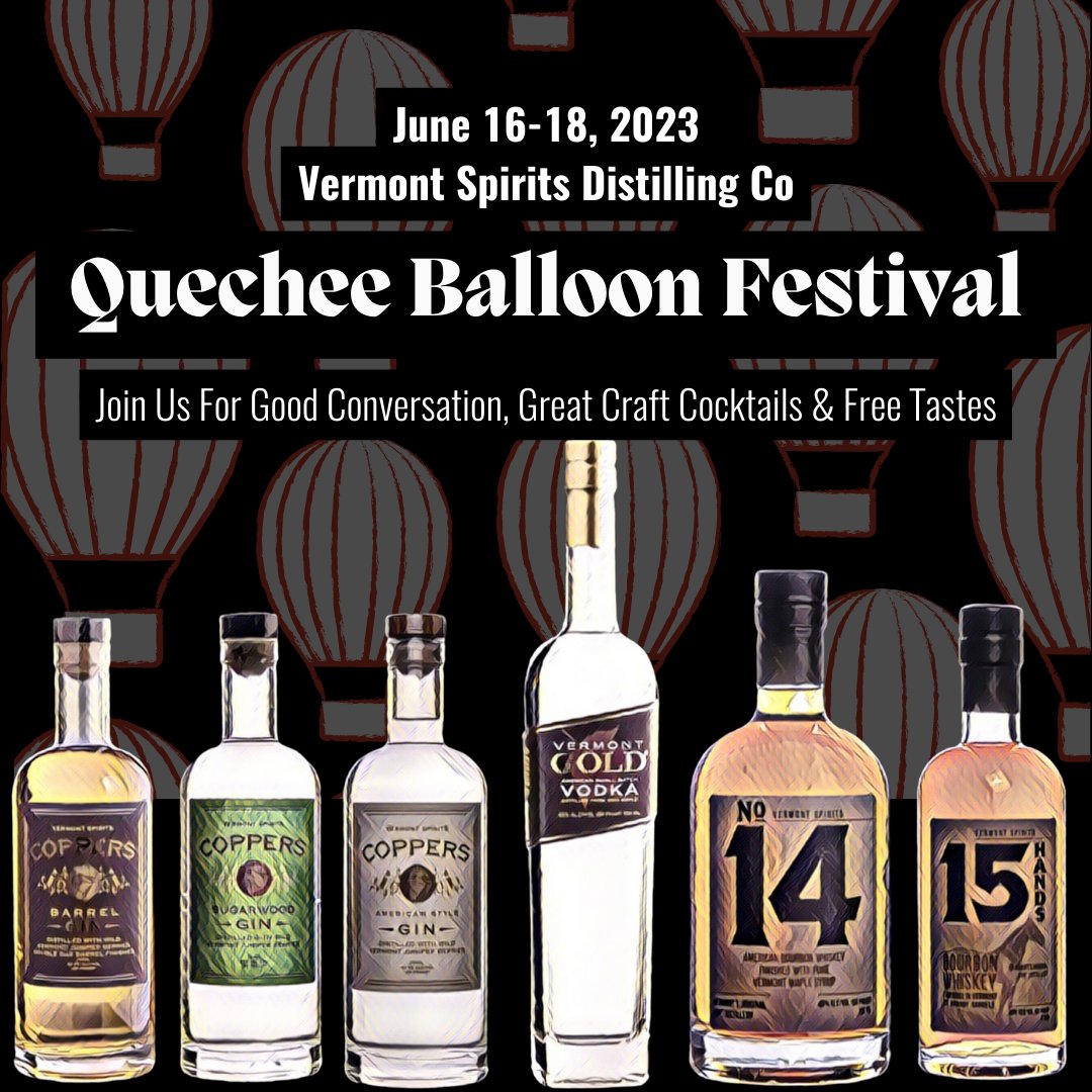 BEST Dad's Day weekend itinerary:  👉🏽 Saturday -- Bourbon &amp; Balloons at Quechee Balloon Festival. 👉🏽 Sunday -- Stroll iconic Quechee Gorge. Obviously, start and finish at Vermont Spirits. Sample allllllll the craft spirits. #802spirits #quecheeballoonfestival