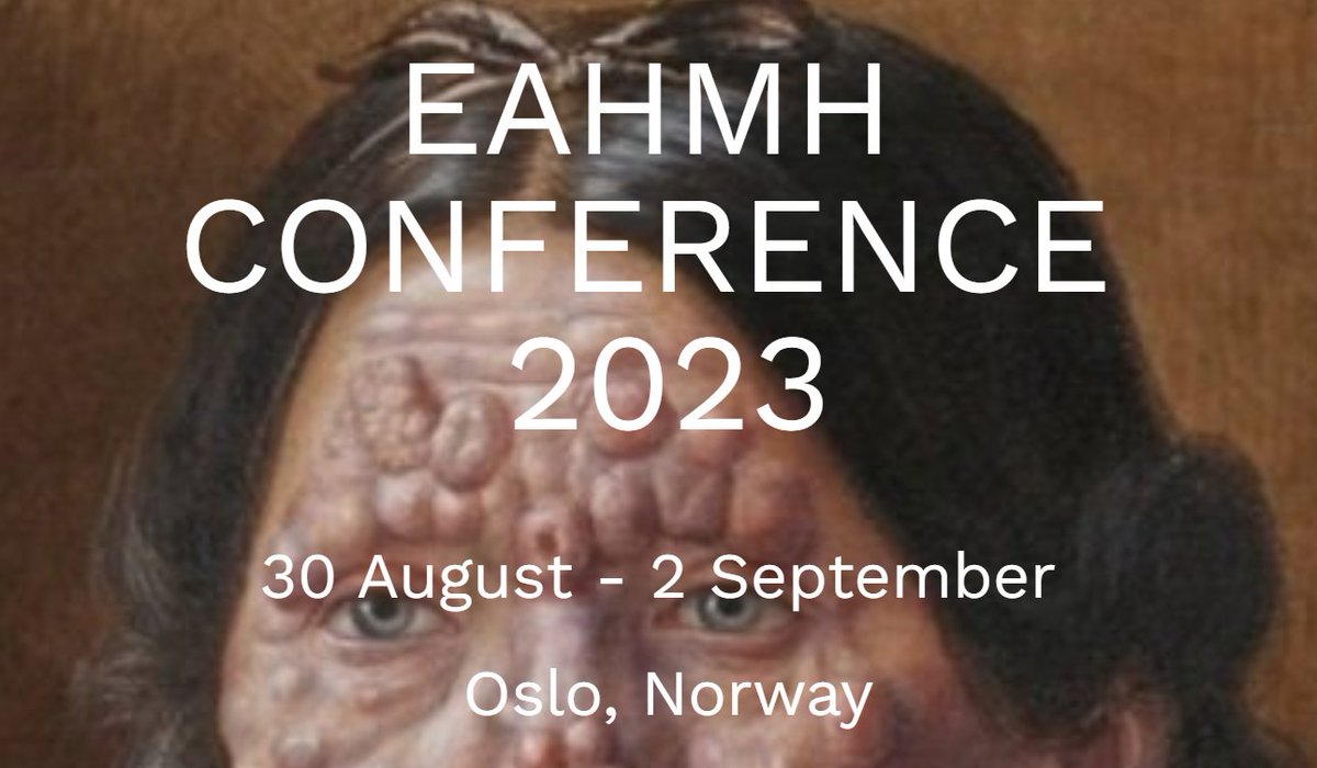 The draft program for the EAHMH 23 conference on Crisis in health and medicine is here, lots of new and exciting research! 
virtual.oxfordabstracts.com/#/event/3836/p…. 
Early bird closes on June 15 - so now is the time to register: eahmh23.org/r…