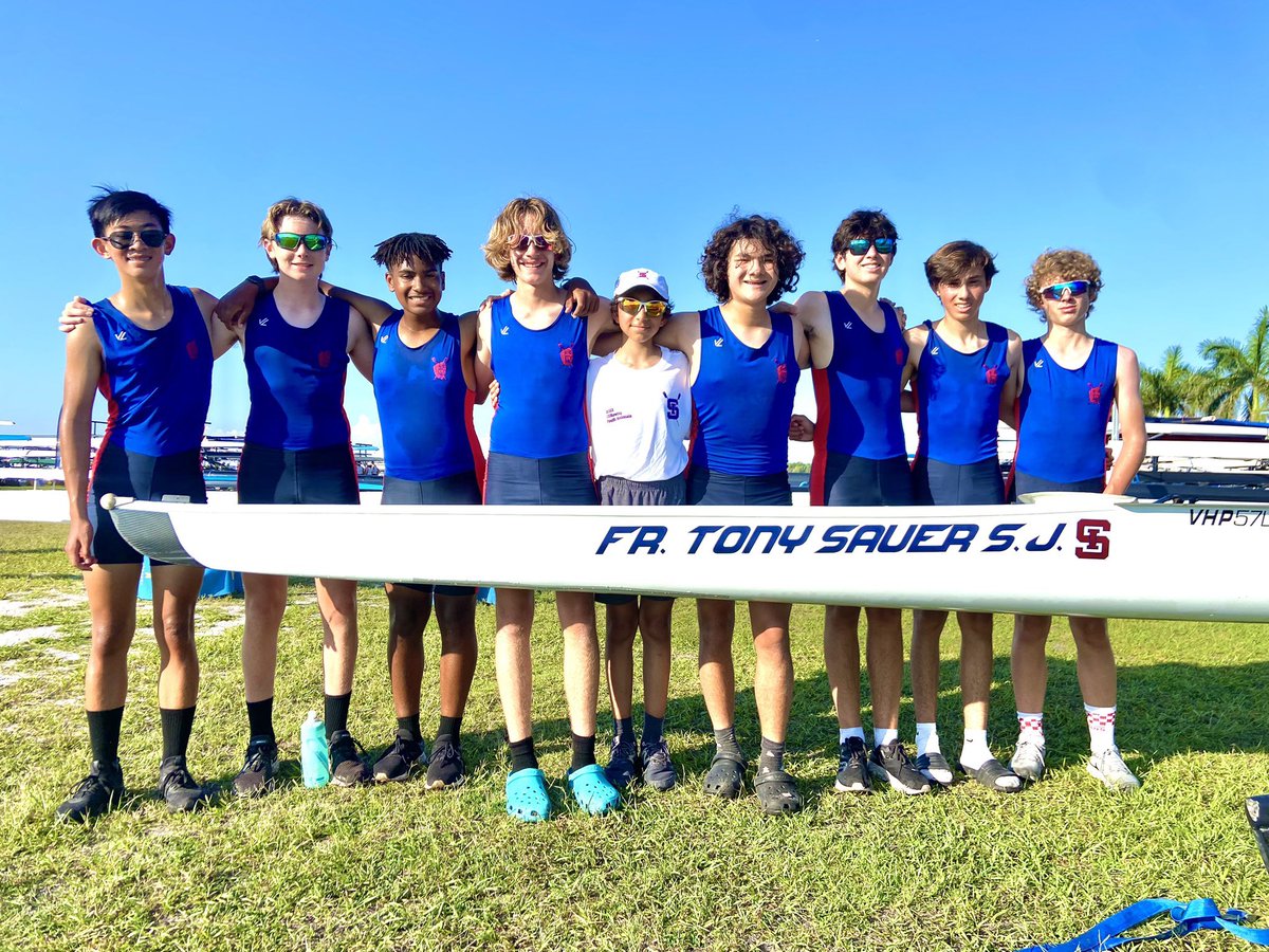 SIscores's tweet photo. Men’s Crew Update from the Youth National championship in Florida
——————————
The Frosh Men’s Team won their U16 “B” Final, placing them 9th in the nation and first among attending schools. 
Great work coaches and all team members! https://t.co/LCbfKteNsk