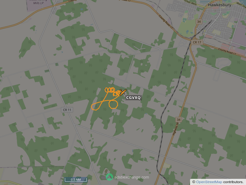 SkyCirclesYOW's tweet photo. C-GVXQ, a G103 TWIN ASTIR, call sign CGVXQ is circling over Champlain at 2113 feet, speed 38 MPH, 1.4 miles from Hawkesbury Creek https://t.co/TiSjYBBFH3 https://t.co/LbaAcL5AHv